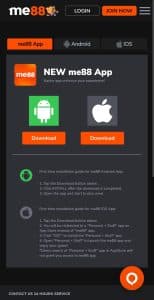 Me88 Mobile App