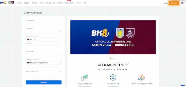 BK8 Register